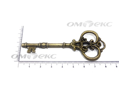 Декоративный элемент для творчества из металла "Ключ"8,5 см  - купить в Миассе. Цена: 26.66 руб.