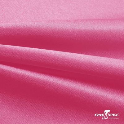 Поли креп-сатин 15-2215, 125 (+/-5) гр/м2, шир.150см, цвет розовый - купить в Миассе. Цена 155.57 руб.