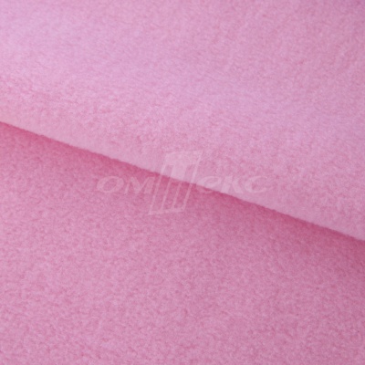 Флис окрашенный 15-2215, 250 гр/м2, шир.150 см, цвет светло-розовый - купить в Миассе. Цена 580.31 руб.