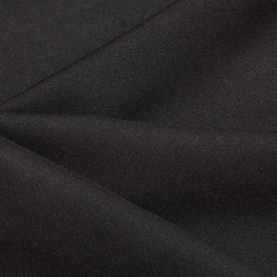 Ткань костюмная 21010 2044, 225 гр/м2, шир.150см, цвет черный - купить в Миассе. Цена 390.73 руб.