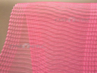 Лента капроновая "Гофре", шир. 110 мм/уп. 50 м, цвет розовый - купить в Миассе. Цена: 35.60 руб.