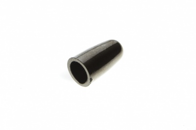 8100-Наконечник пластиковый под металл 15 мм-тем.никель - купить в Миассе. Цена: 2.45 руб.