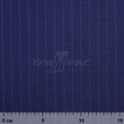Костюмная ткань "Жаклин", 188 гр/м2, шир. 150 см, цвет тёмно-синий - купить в Миассе. Цена 426.49 руб.