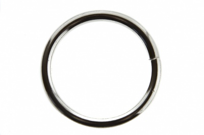 Кольцо металлическое d-38 мм, цв.-никель - купить в Миассе. Цена: 4.89 руб.