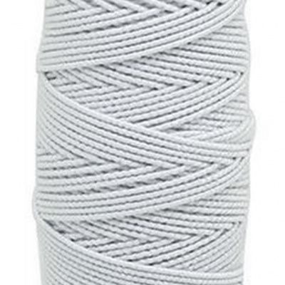 Нитка - резинка Спандекс 25 м (уп-10шт)-белые - купить в Миассе. Цена: 35.65 руб.
