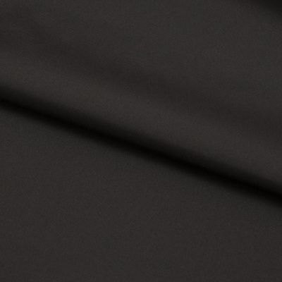 Курточная ткань Дюэл Middle (дюспо), WR PU Milky, Black/Чёрный 80г/м2, шир. 150 см - купить в Миассе. Цена 123.45 руб.