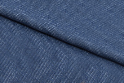 Ткань джинсовая №96, 160 гр/м2, шир.148см, цвет голубой - купить в Миассе. Цена 350.42 руб.