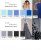 Креп стрейч Амузен 14-4122, 85 гр/м2, шир.150см, цвет голубой - купить в Миассе. Цена 148.37 руб.