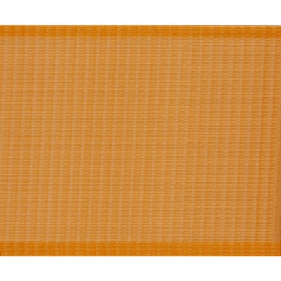 Лента капроновая "Гофре", шир. 110 мм/уп. 50 м, цвет оранжевый - купить в Миассе. Цена: 26.93 руб.