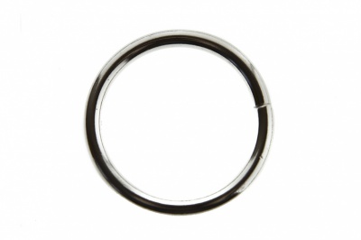 Кольцо металлическое d-3 х 32 мм, цв.-никель - купить в Миассе. Цена: 3.92 руб.