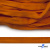 Шнур плетеный (плоский) d-12 мм, (уп.90+/-1м), 100% полиэстер, цв.267 - оранжевый - купить в Миассе. Цена: 8.62 руб.