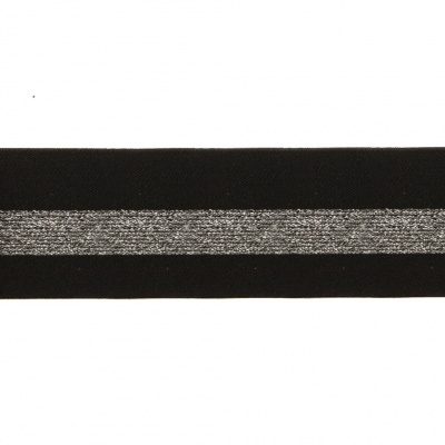 #2/6-Лента эластичная вязаная с рисунком шир.52 мм (45,7+/-0,5 м/бобина) - купить в Миассе. Цена: 69.33 руб.