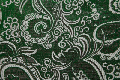 Ткань костюмная жаккард, 135 гр/м2, шир.150см, цвет зелёный№4 - купить в Миассе. Цена 441.94 руб.