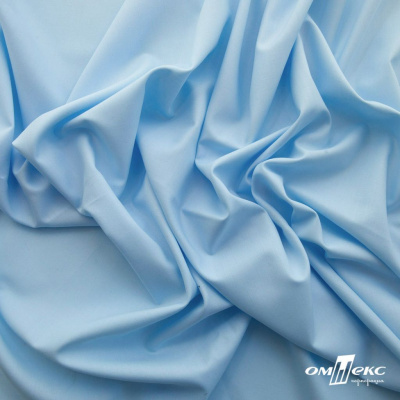 Ткань сорочечная Илер 100%полиэстр, 120 г/м2 ш.150 см, цв.голубой - купить в Миассе. Цена 290.24 руб.