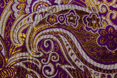 Ткань костюмная жаккард №9, 140 гр/м2, шир.150см, цвет фиолет - купить в Миассе. Цена 387.20 руб.