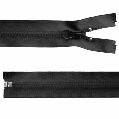 Молния водонепроницаемая PVC Т-7, 100 см, разъемная, цвет чёрный - купить в Миассе. Цена: 61.89 руб.
