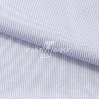 Ткань сорочечная Пула, 115 г/м2, 58% пэ,42% хл, шир.150 см, цв.1-голубой, (арт.107) - купить в Миассе. Цена 306.69 руб.