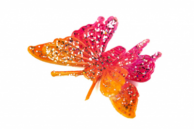 Бабочка декоративная пластиковая #10 - купить в Миассе. Цена: 7.09 руб.