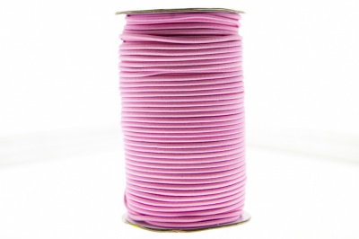 0370-1301-Шнур эластичный 3 мм, (уп.100+/-1м), цв.141- розовый - купить в Миассе. Цена: 464.31 руб.