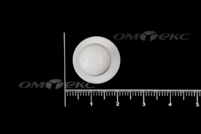 Пуговица поварская "Пукля", 10 мм, цвет белый - купить в Миассе. Цена: 2.28 руб.