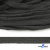 Шнур плетеный d-8 мм плоский, 70% хлопок 30% полиэстер, уп.85+/-1 м, цв.1026-серый - купить в Миассе. Цена: 735 руб.