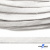 Шнур плетеный d-8 мм плоский, 70% хлопок 30% полиэстер, уп.85+/-1 м, цв.1018-белый - купить в Миассе. Цена: 735 руб.