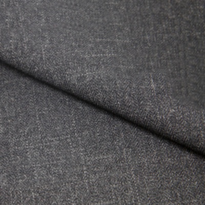 Ткань костюмная 25388 2010А, 207 гр/м2, шир.150см, цвет т.серый - купить в Миассе. Цена 353.07 руб.
