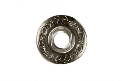 Кнопка металлическая "Альфа" с пружиной, 15 мм (уп. 720+/-20 шт), цвет никель - купить в Миассе. Цена: 1 481.69 руб.