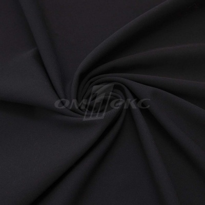 Ткань костюмная "Меган", 78%P 18%R 4%S, 205 г/м2 ш.150 см, цв-черный (Black) - купить в Миассе. Цена 392.32 руб.