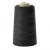 Нитки швейные 100% полиэстер 40/2, (3200 ярд), первый сорт, черные - купить в Миассе. Цена: 86.79 руб.