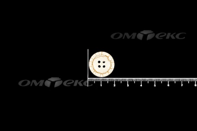 Пуговица деревянная круглая №33 (18мм) - купить в Миассе. Цена: 2.55 руб.