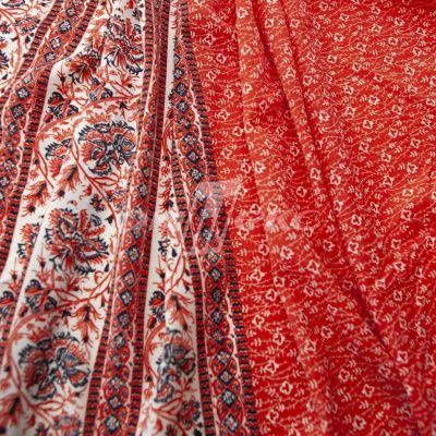 Плательная ткань "Фламенко" 24.1, 80 гр/м2, шир.150 см, принт этнический - купить в Миассе. Цена 241.49 руб.