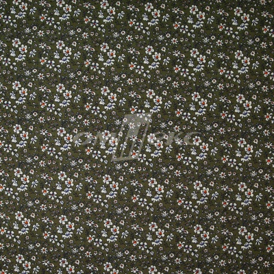 Плательная ткань "Фламенко" 11.2, 80 гр/м2, шир.150 см, принт растительный - купить в Миассе. Цена 259.21 руб.