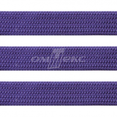 Шнур 15мм плоский (100+/-1м) №10 фиолетовый - купить в Миассе. Цена: 10.21 руб.