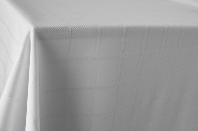 Скатертная ткань 25536/2005, 174 гр/м2, шир.150см, цвет белый - купить в Миассе. Цена 269.46 руб.