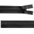 Молния водонепроницаемая PVC Т-7, 20 см, неразъемная, цвет чёрный - купить в Миассе. Цена: 21.56 руб.