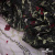 Сетка с вышивкой "Мадрид" 135 г/м2, 100% нейлон, ширина 130 см, Цвет 4/Черный - купить в Миассе. Цена 980 руб.