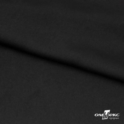 Ткань плательная Габриэль 100% полиэстер,140 (+/-10) гр/м2, шир. 150 см, цв. черный BLACK - купить в Миассе. Цена 248.37 руб.