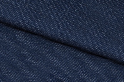 Ткань джинсовая №96, 160 гр/м2, шир.148см, цвет синий - купить в Миассе. Цена 350.42 руб.