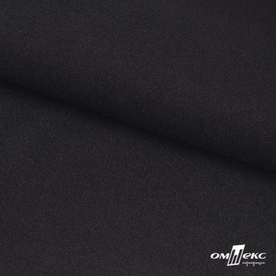 Трикотажное полотно "Монне" 100% полиэстр, 152см, 350 г/м2, чёрный, м - купить в Миассе. Цена 385 руб.