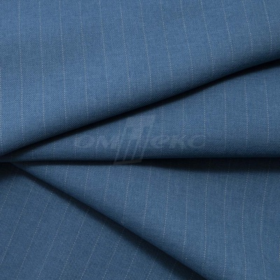 Костюмная ткань "Жаклин", 188 гр/м2, шир. 150 см, цвет серо-голубой - купить в Миассе. Цена 426.49 руб.