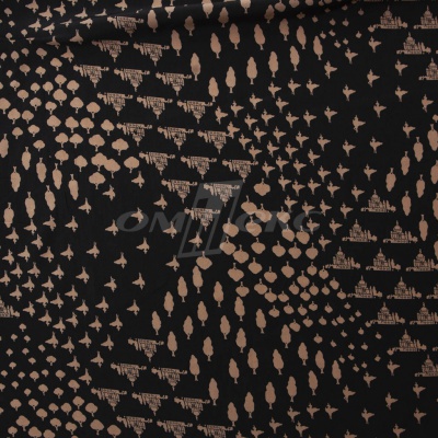 Плательная ткань "Софи" 12.1, 75 гр/м2, шир.150 см, принт этнический - купить в Миассе. Цена 243.96 руб.