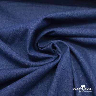 Ткань костюмная "Джинс", 315 г/м2, 100% хлопок, шир. 150 см,   Цв. 7/ Dark blue - купить в Миассе. Цена 588 руб.