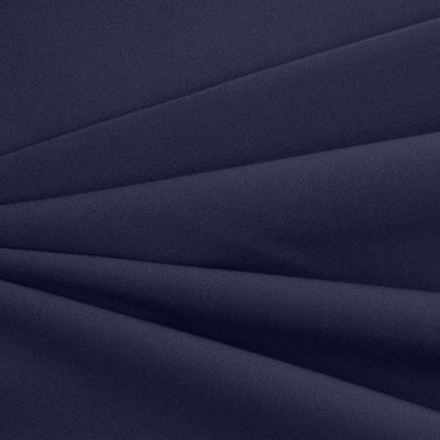 Костюмная ткань "Элис", 220 гр/м2, шир.150 см, цвет чернильный - купить в Миассе. Цена 303.10 руб.