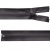 Молния водонепроницаемая PVC Т-7, 60 см, разъемная, цвет (301) т.серый - купить в Миассе. Цена: 49.39 руб.