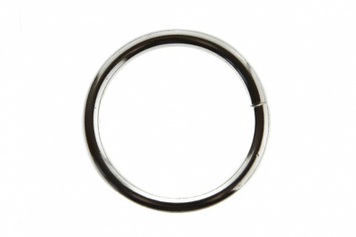 Кольцо металлическое d-32 мм, цв.-никель - купить в Миассе. Цена: 3.54 руб.
