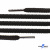 Шнурки #106-09, круглые 130 см, цв.чёрный - купить в Миассе. Цена: 21.92 руб.