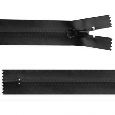 Молния водонепроницаемая PVC Т-7, 18 см, неразъемная, цвет чёрный - купить в Миассе. Цена: 21.20 руб.