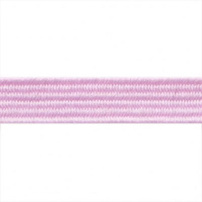 Резиновые нити с текстильным покрытием, шир. 6 мм ( упак.30 м/уп), цв.- 80-розовый - купить в Миассе. Цена: 155.22 руб.