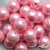 0404-00108-Бусины пластиковые под жемчуг "ОмТекс", 16 мм, (уп.50гр=24+/-1шт) цв.101-св.розовый - купить в Миассе. Цена: 44.18 руб.